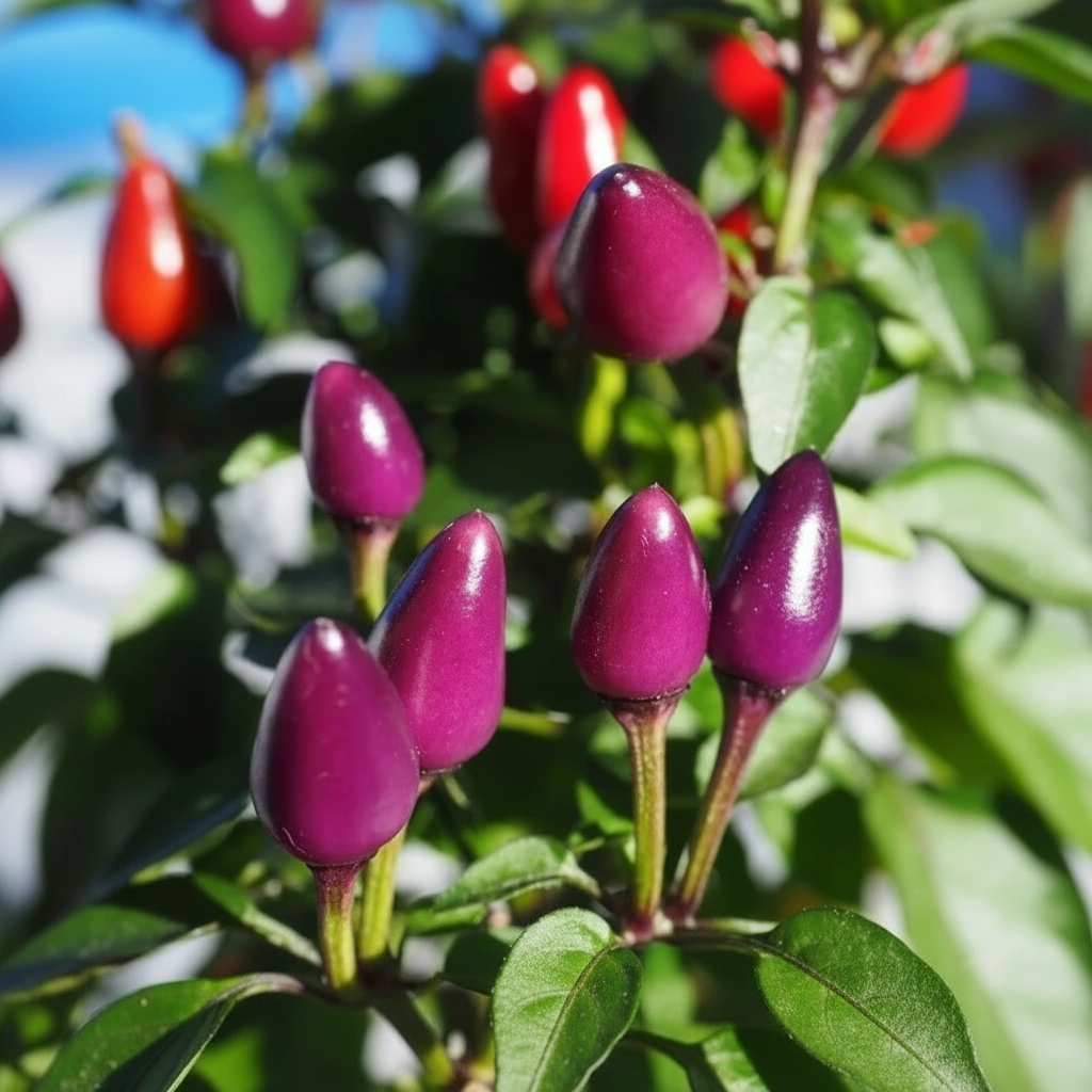 Bolivian Rainbow Hot Chili Pepper 30 Seeds Ornamental Plant