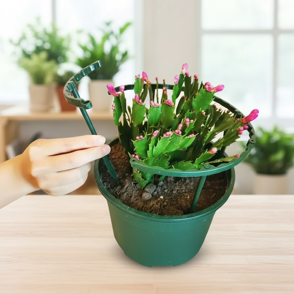 Plastic Half Circle Plant Trellis For Potted Plants Climbing Vine