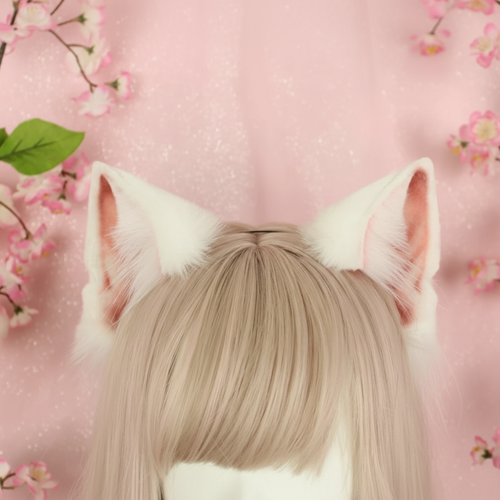 Realistic Cat Ears headband