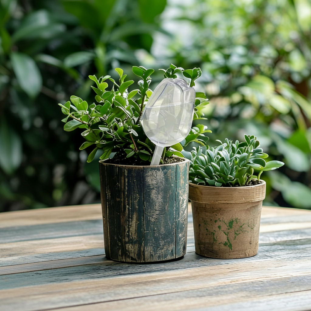 Tulip Shaped Self Watering Globes With Narrow Mouth Design For Indoor Outdoor Potted Plants
