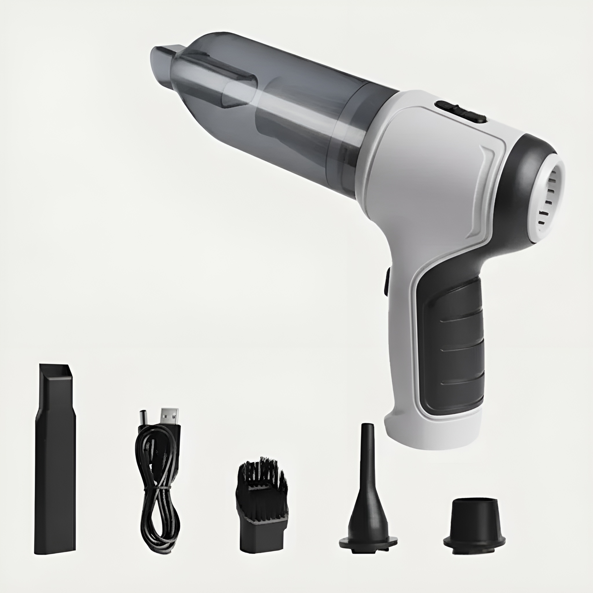 3 In 1 Portable Mini Vacuum Cleaner With LED Light