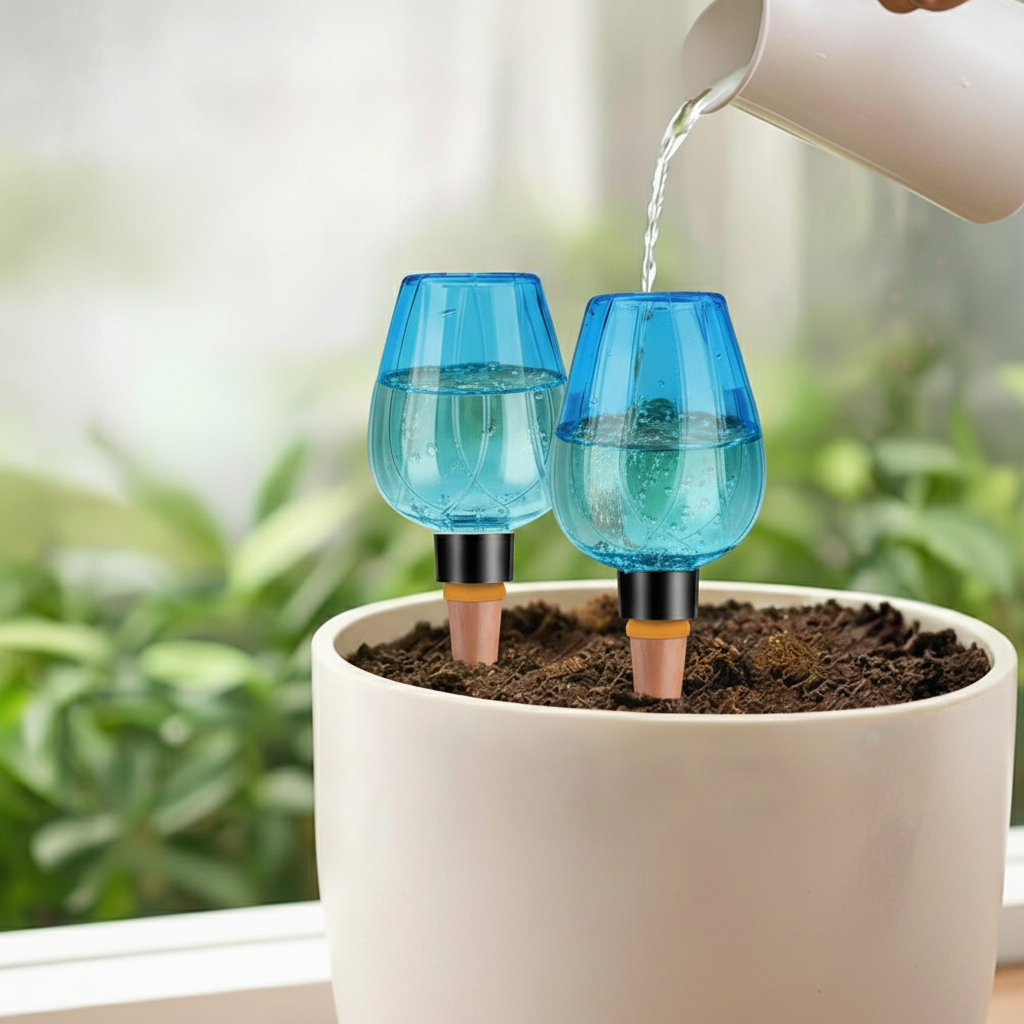 Automatic Slow Release Watering System For Succulents And Flowers