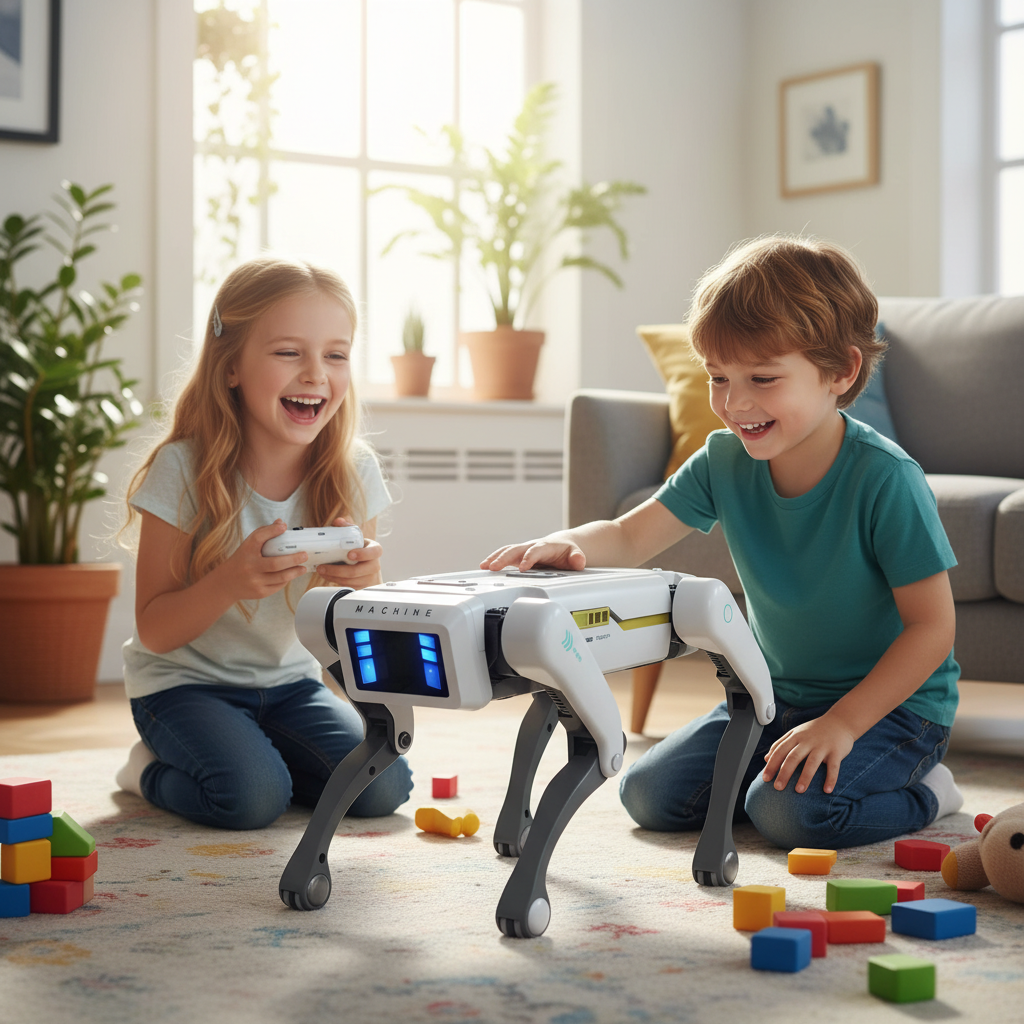 AI Smart Robot Dog Toy With App Control And Remote Programming Functions