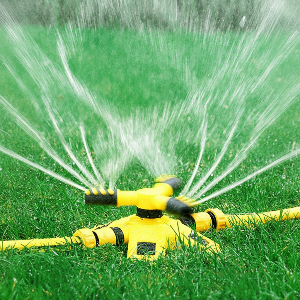 Automatic Lawn Sprinkler System 3 Design For Garden And Rooftop Cooling