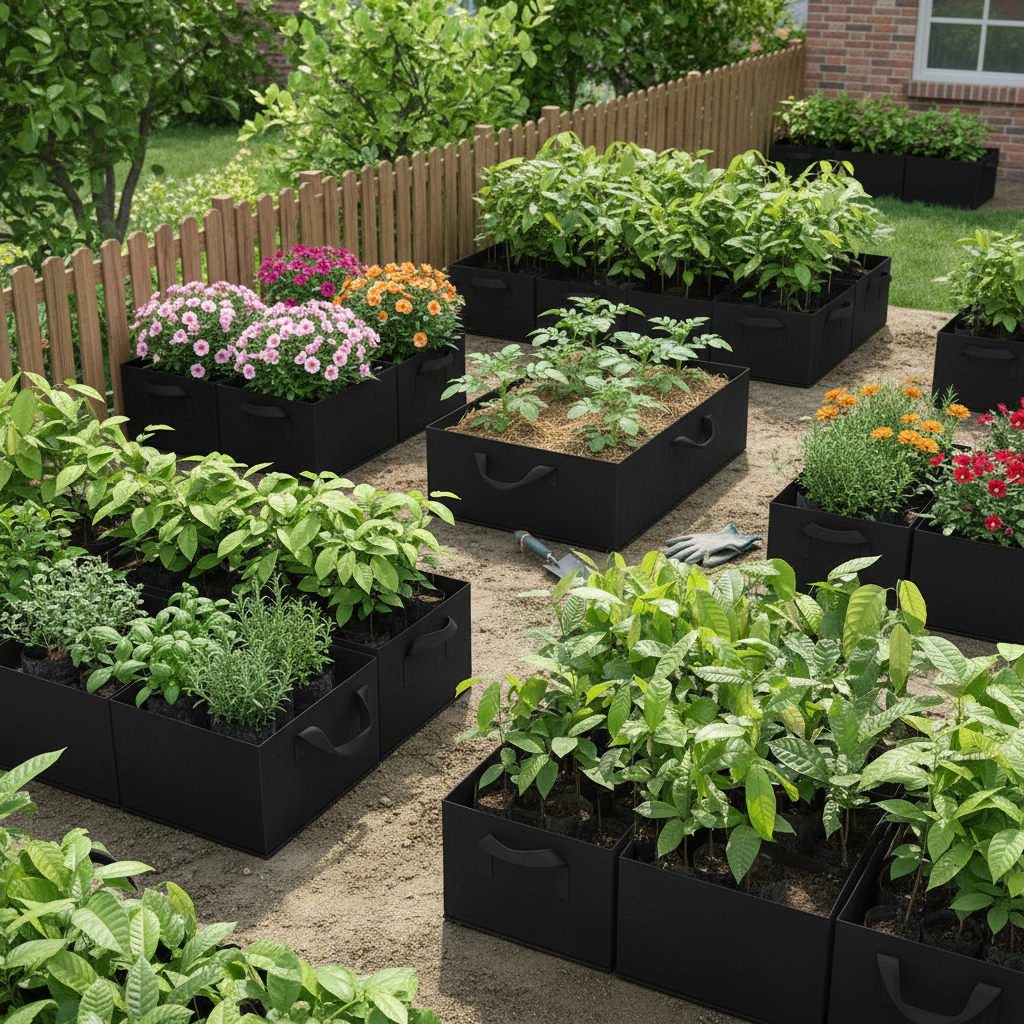 Multi Size Planting Bag With Handle For Vegetables And Tomatoes