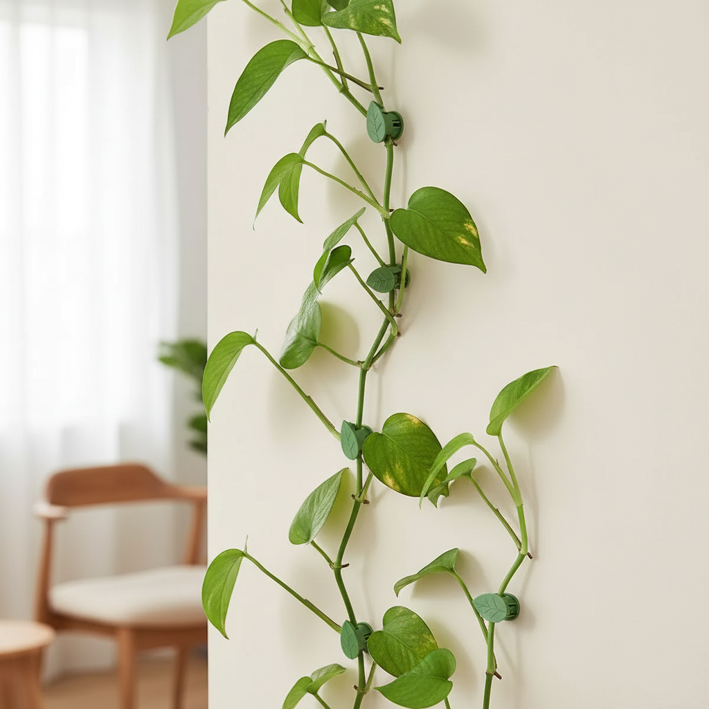 20pcs Plant Climbing Wall Self Adhesive Fixed Buckle Hook Fastener Tied Fixture Vine Buckle Hook Garden Plant Wall Clip