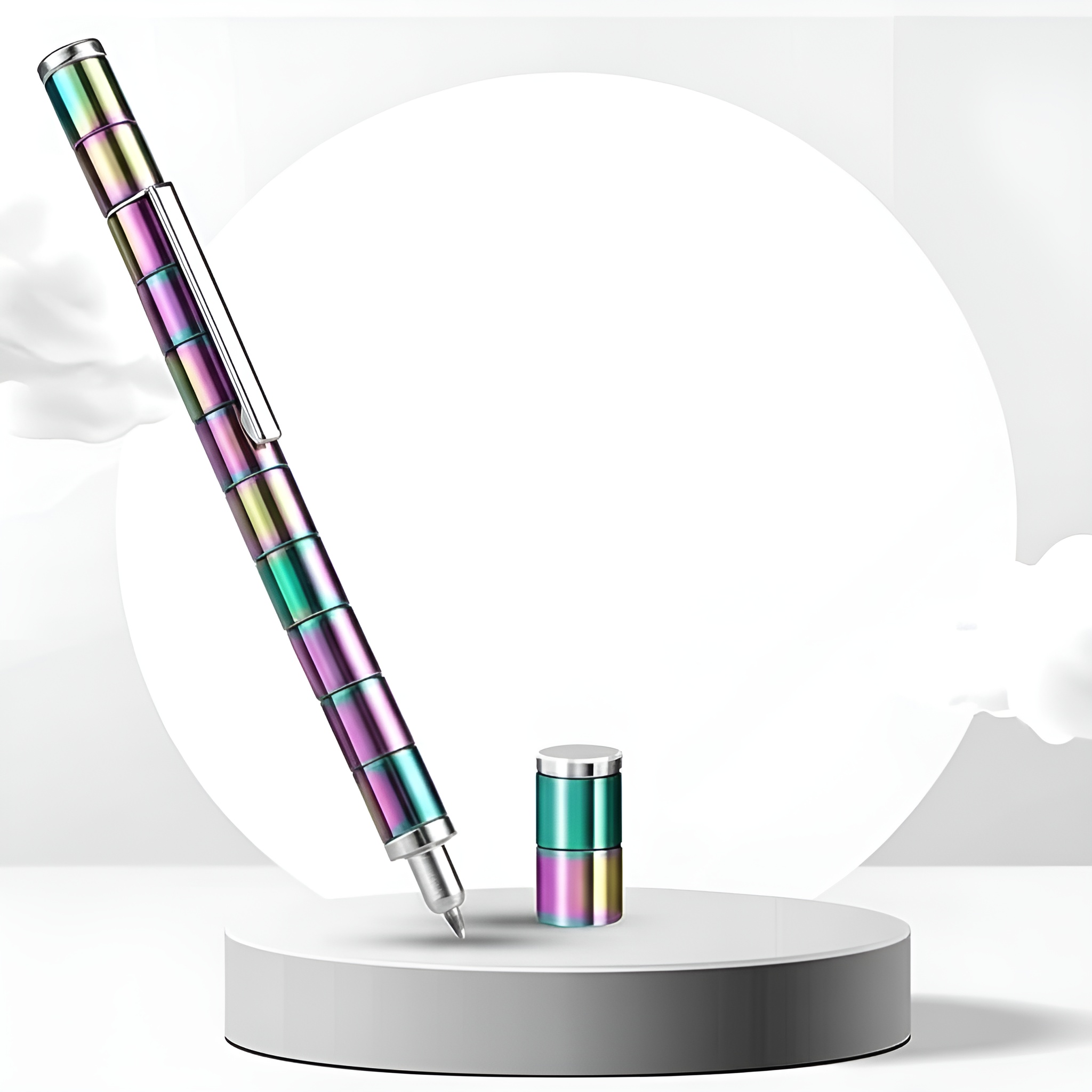 Magnetic Fidget Pen Set With Rings And Steel Balls Creative Desk Toy