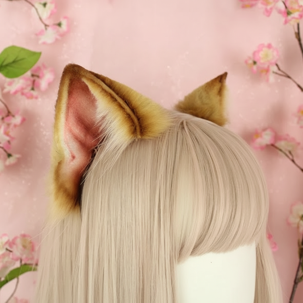 Realistic Cat Ears headband
