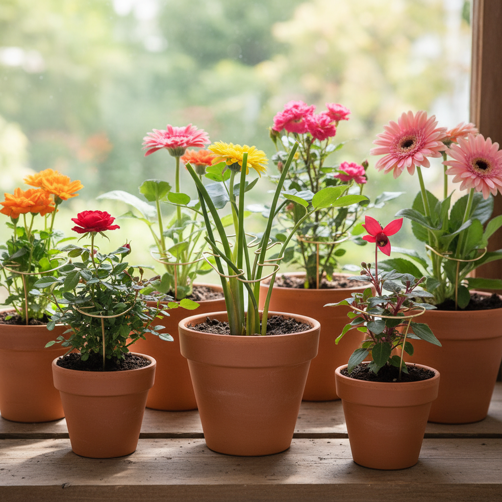 Turtle Bamboo Plant Support Hooks For Climbing Plants And Garden Decoration