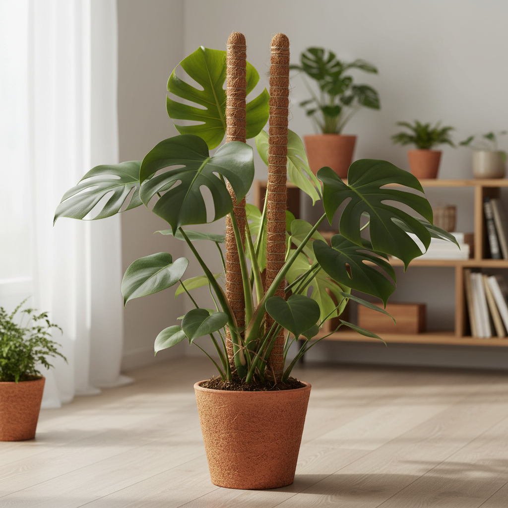 Bendable Coco Coir Moss Pole For Climbing Plant Support