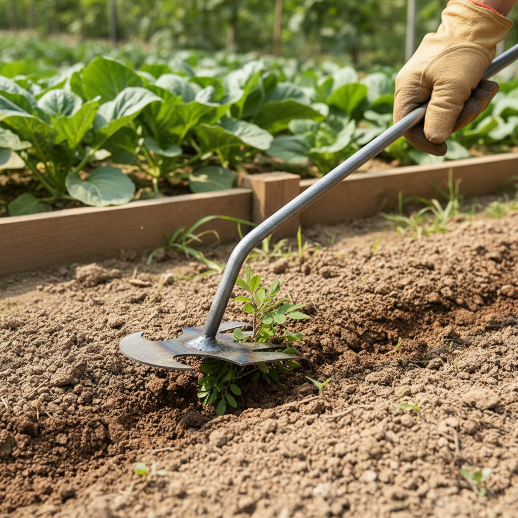 Forged Manganese Steel Long Handle Weeding Tool For Root Removal