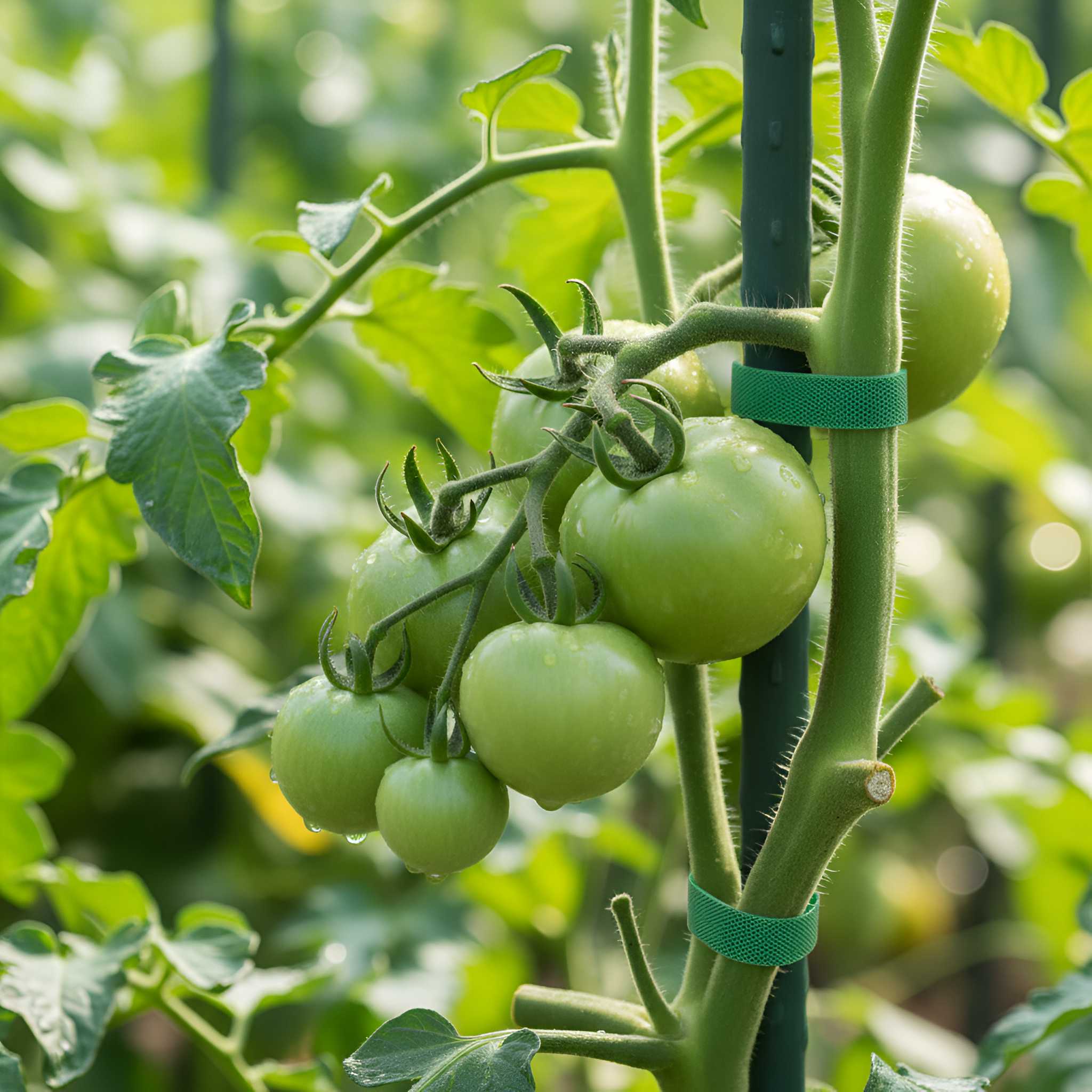 Adjustable Reusable Plant Support Ties For Climbing Plants And Gardening Applications