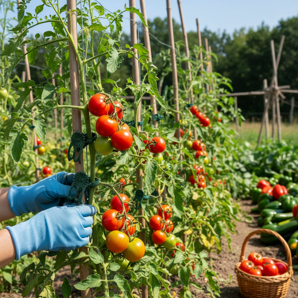 Flower Shape Plant Support Clips