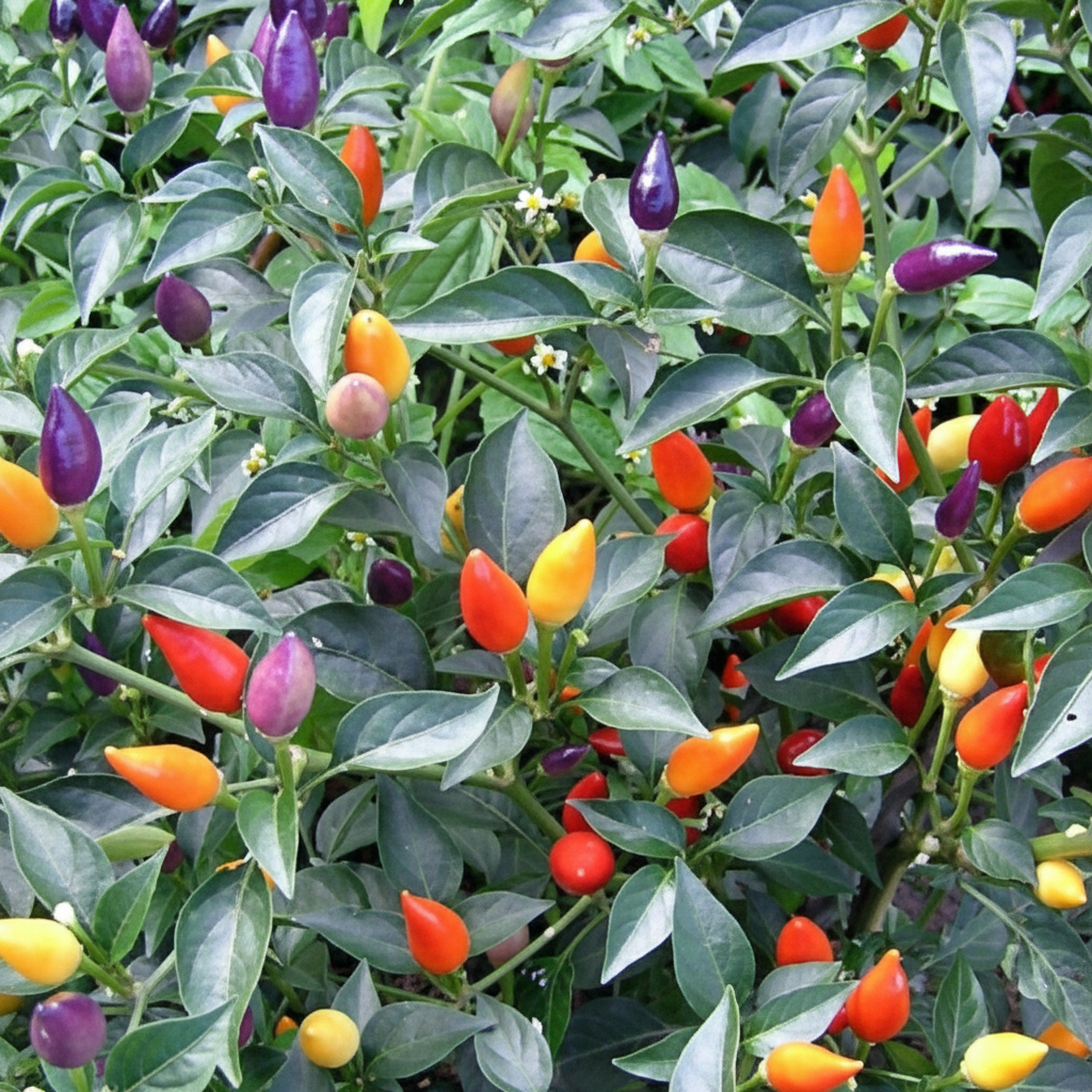 Bolivian Rainbow Hot Chili Pepper 30 Seeds Ornamental Plant