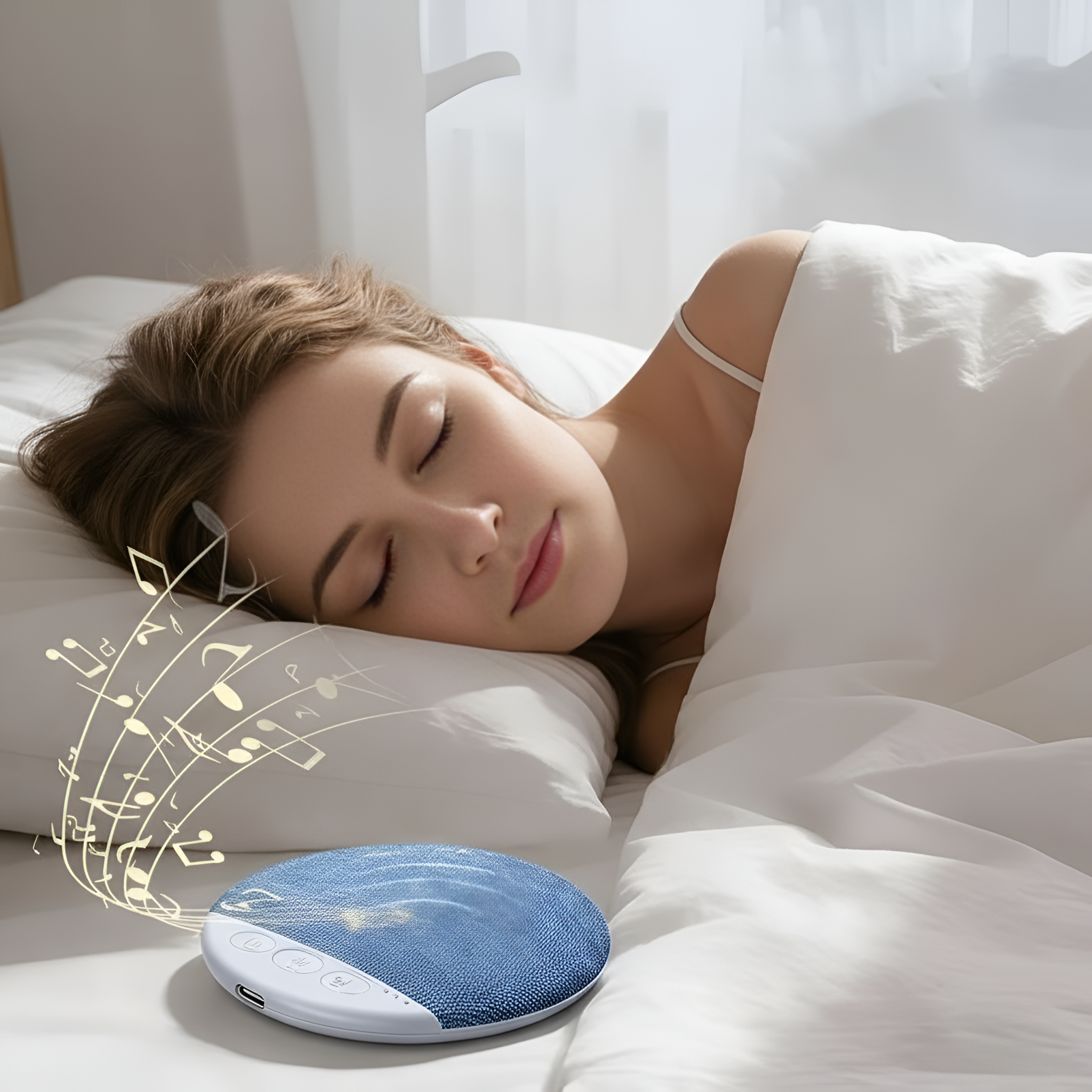 Bluetooth Pillow Speaker With Timer For Private Night Audio
