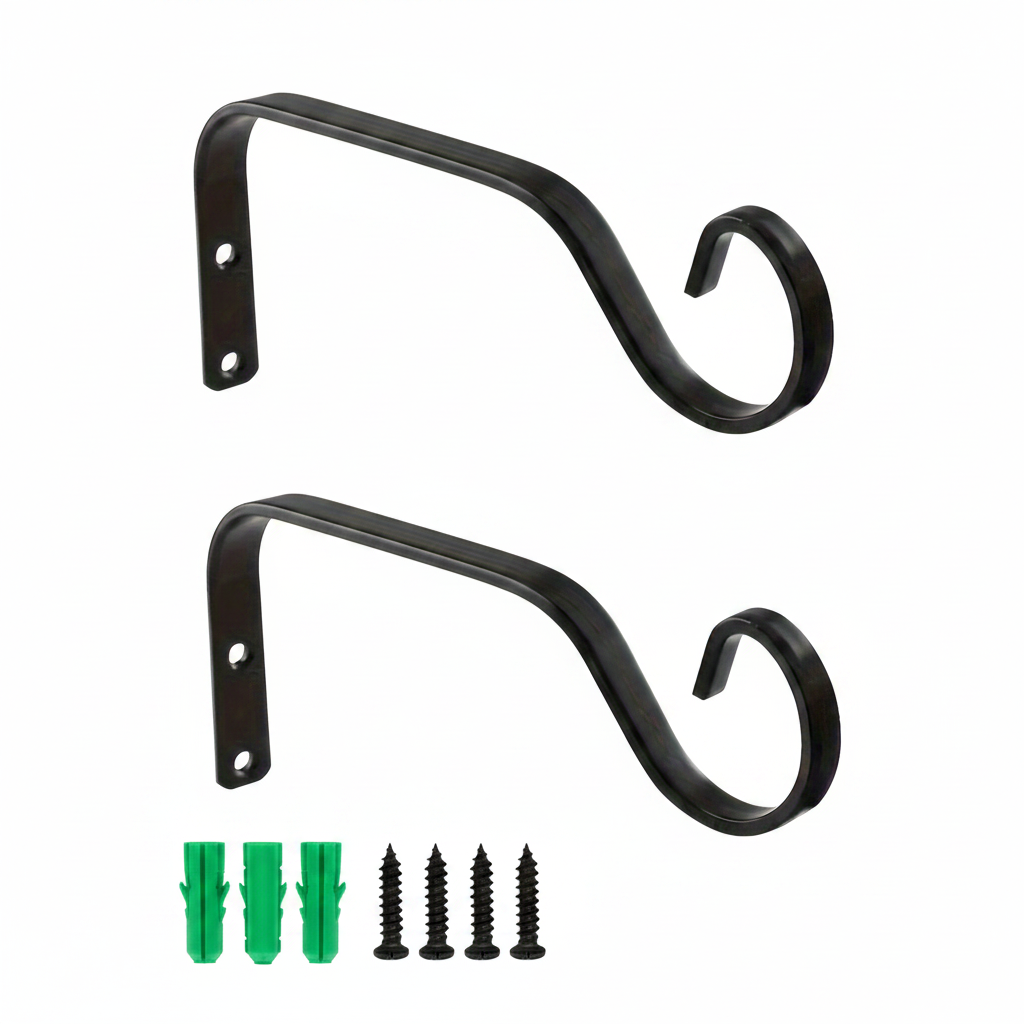 Wall Mount Hook Bracket For Lanterns And Bird Feeders