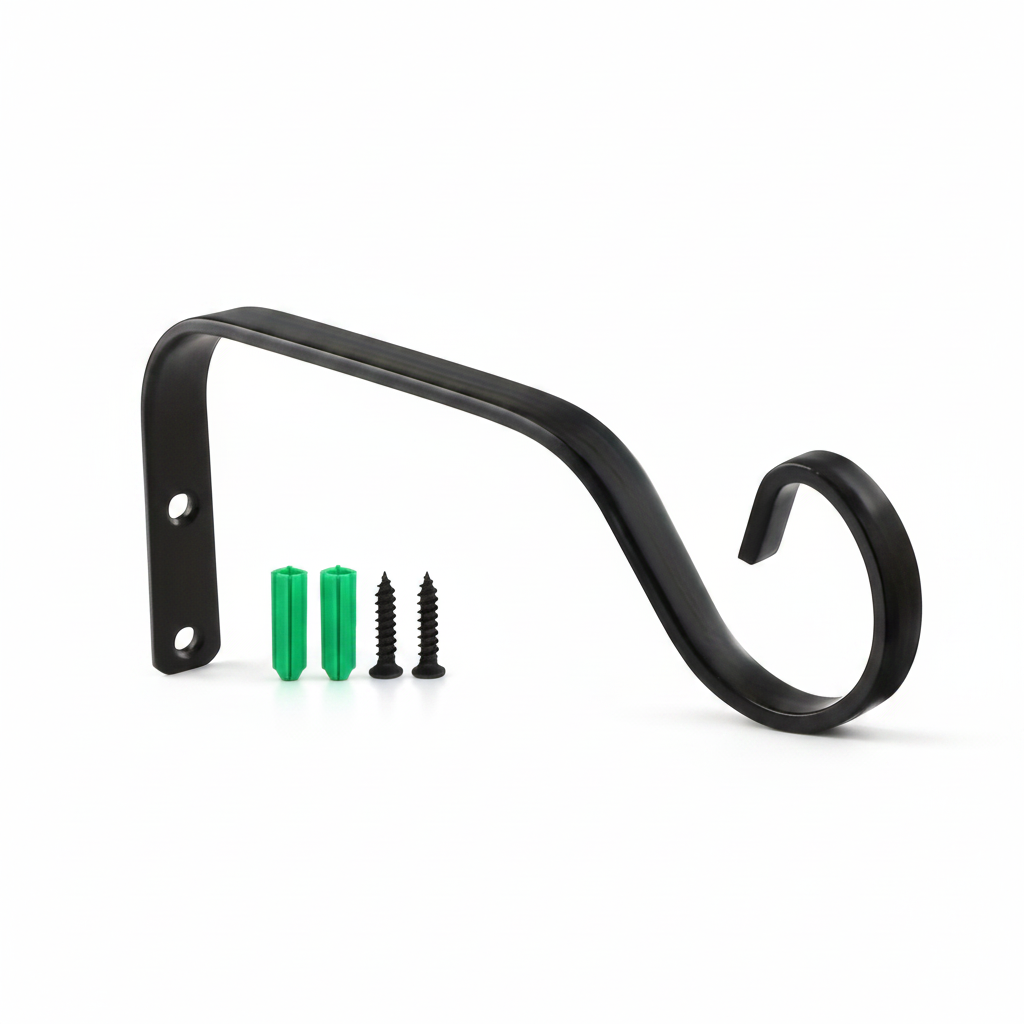 Wall Mount Hook Bracket For Lanterns And Bird Feeders