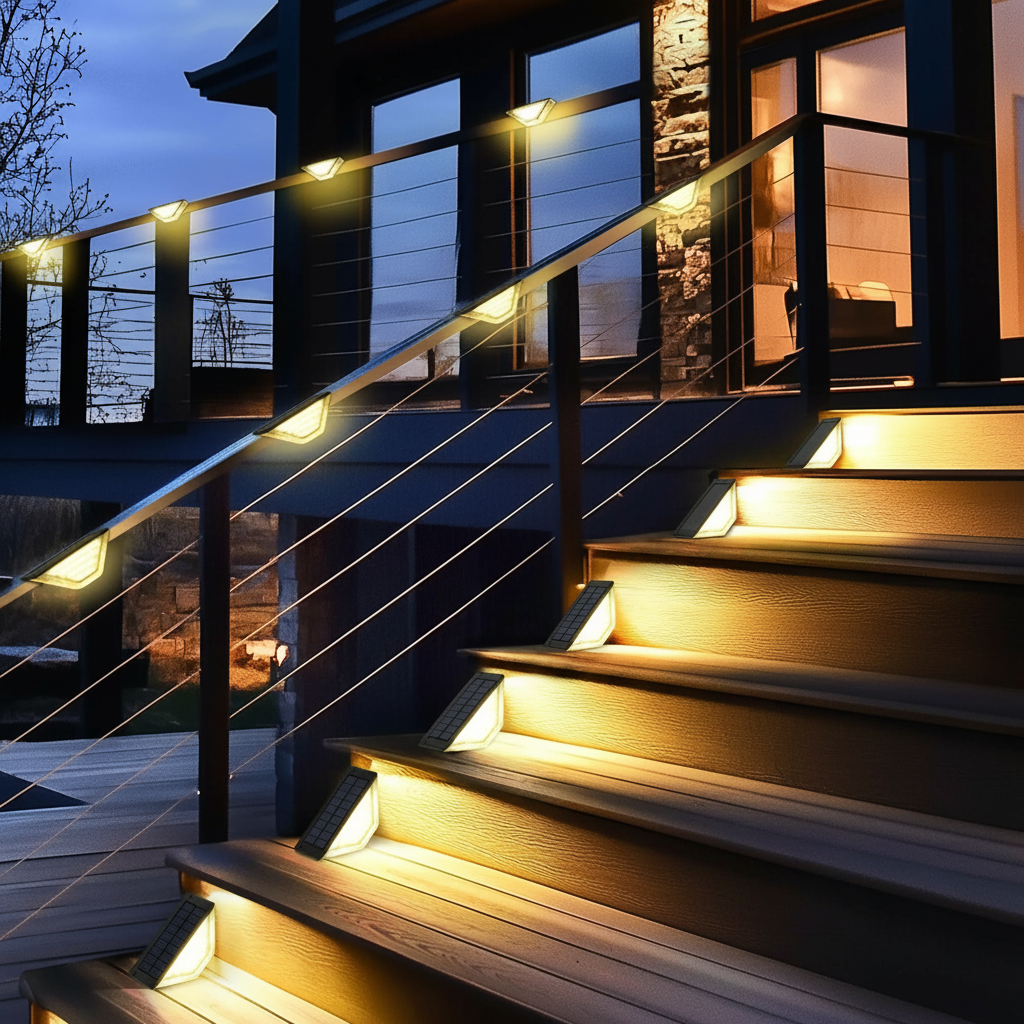 Solar Step Lights With Easy Installation And Weather Resistant Design