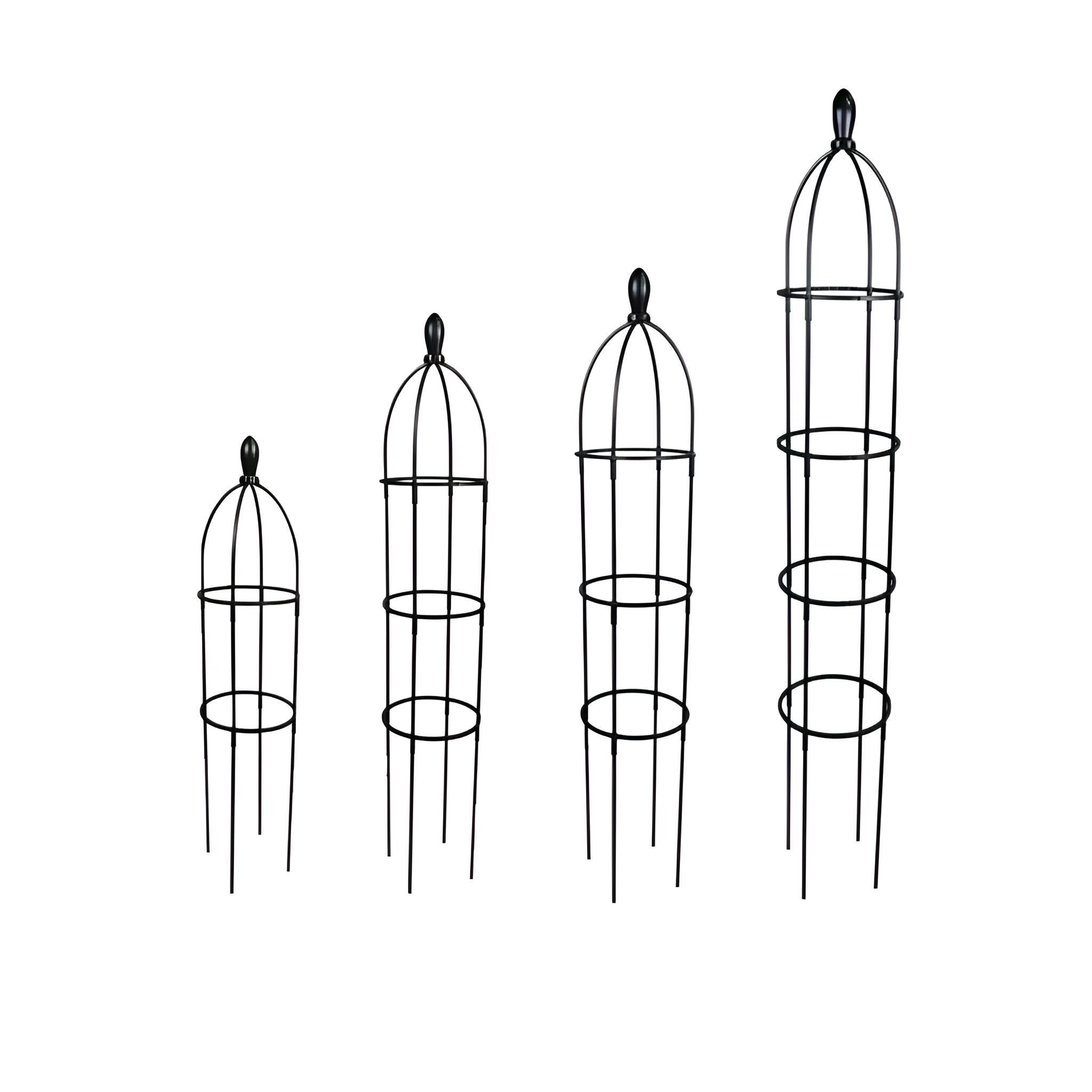 Decorative Plant Climbing Frame With Support Cage For Balcony And Garden Plants