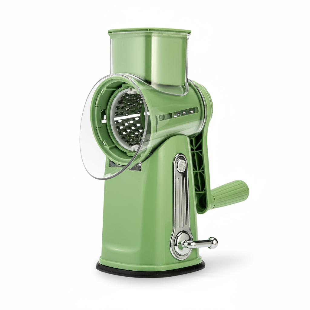 Cheese Grater With Handle And 5 Blades