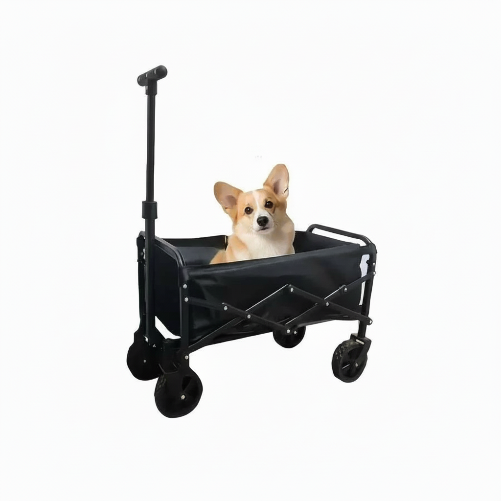 Collapsible Utility Wagon Cart For Camping And Travel