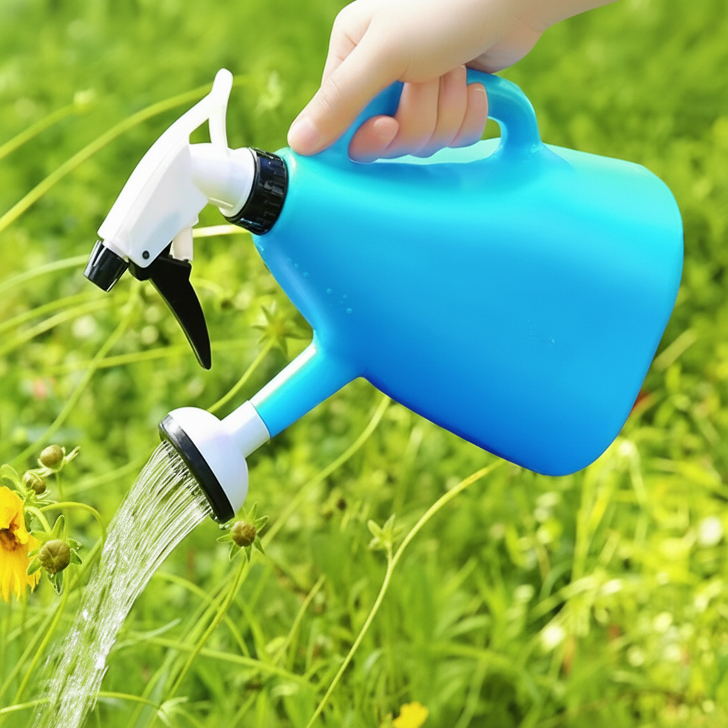 Multifunctional Garden Watering Can With Manual Sprayer For Plants