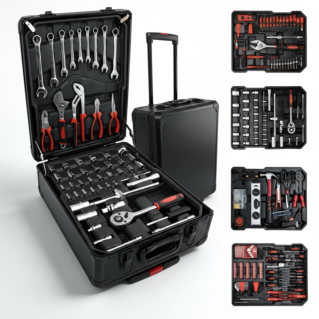 52 Piece Of Professional Tool Kit Set With Portable Storage Case