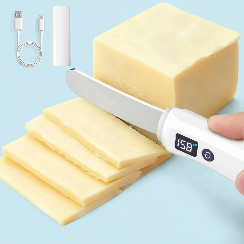 Heated Butter Knife Smart Electric Butter Spreader With Dual Temperature