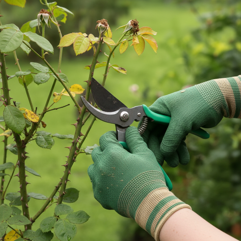 Anti Puncture Multi Purpose Nitrile Garden Work Gloves