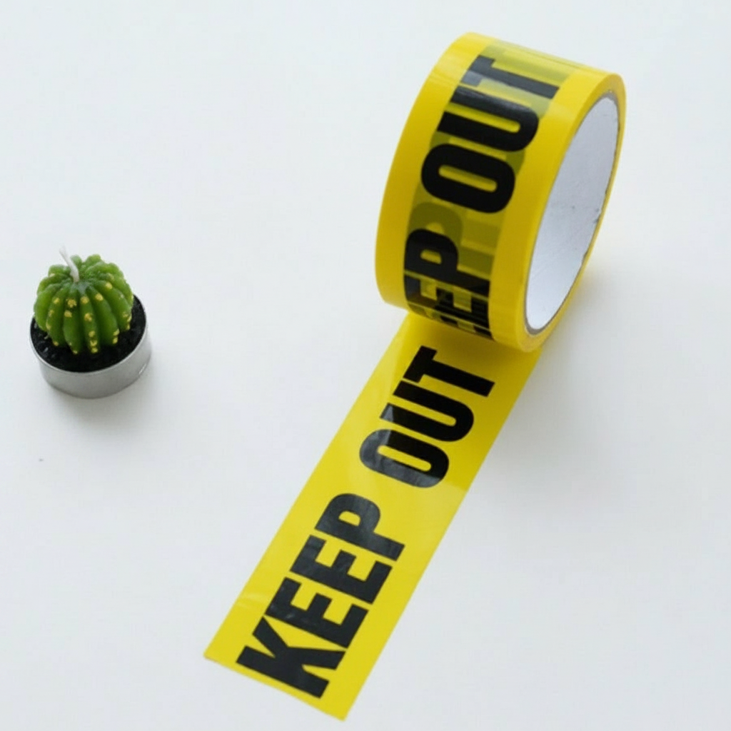 Caution Danger Warning Barrier Tape For Construction Site Decoration