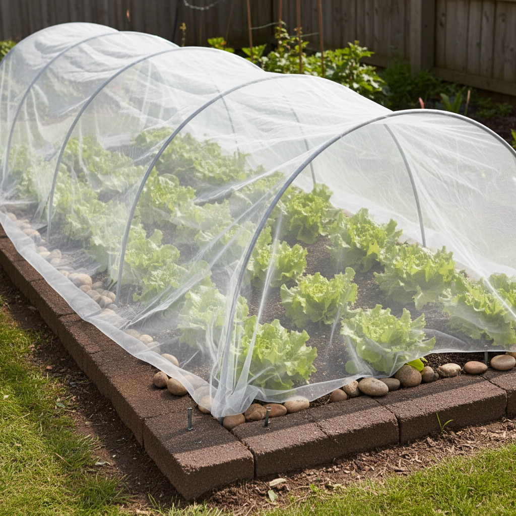 Polyethylene 60 Mesh Transparent Insect Netting For Fruit Covering And Plant