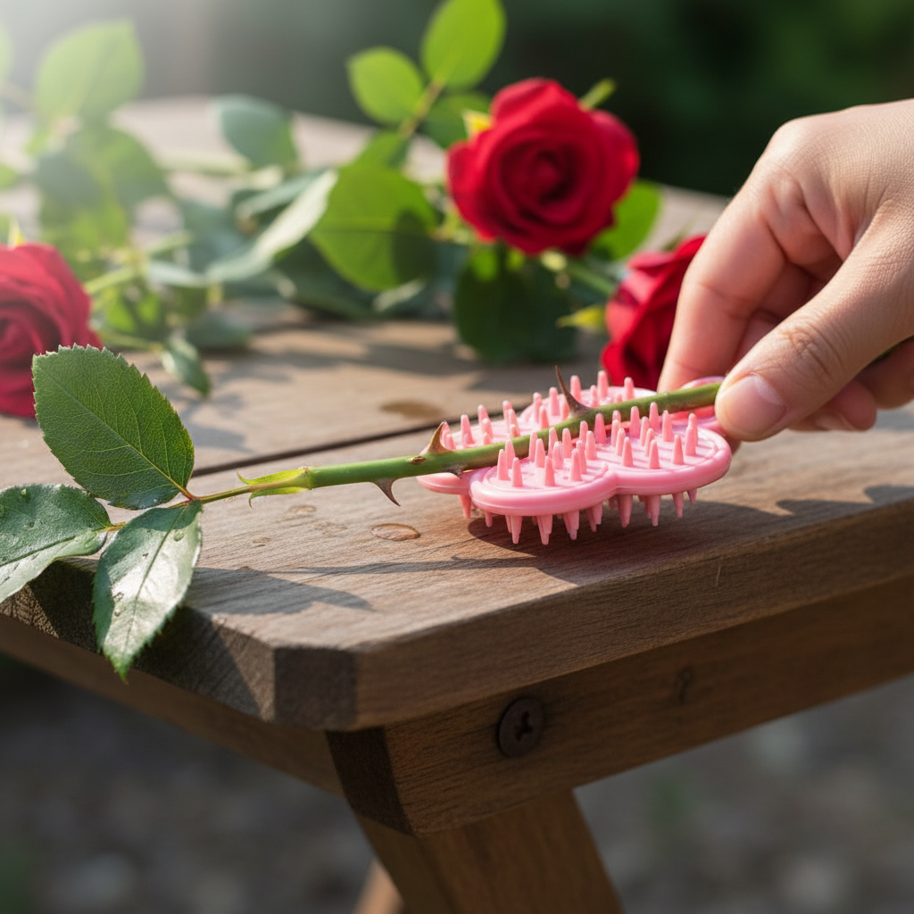 Professional Rose Thorn Remover Tool And Leaf Trimmer For Flower Arranging