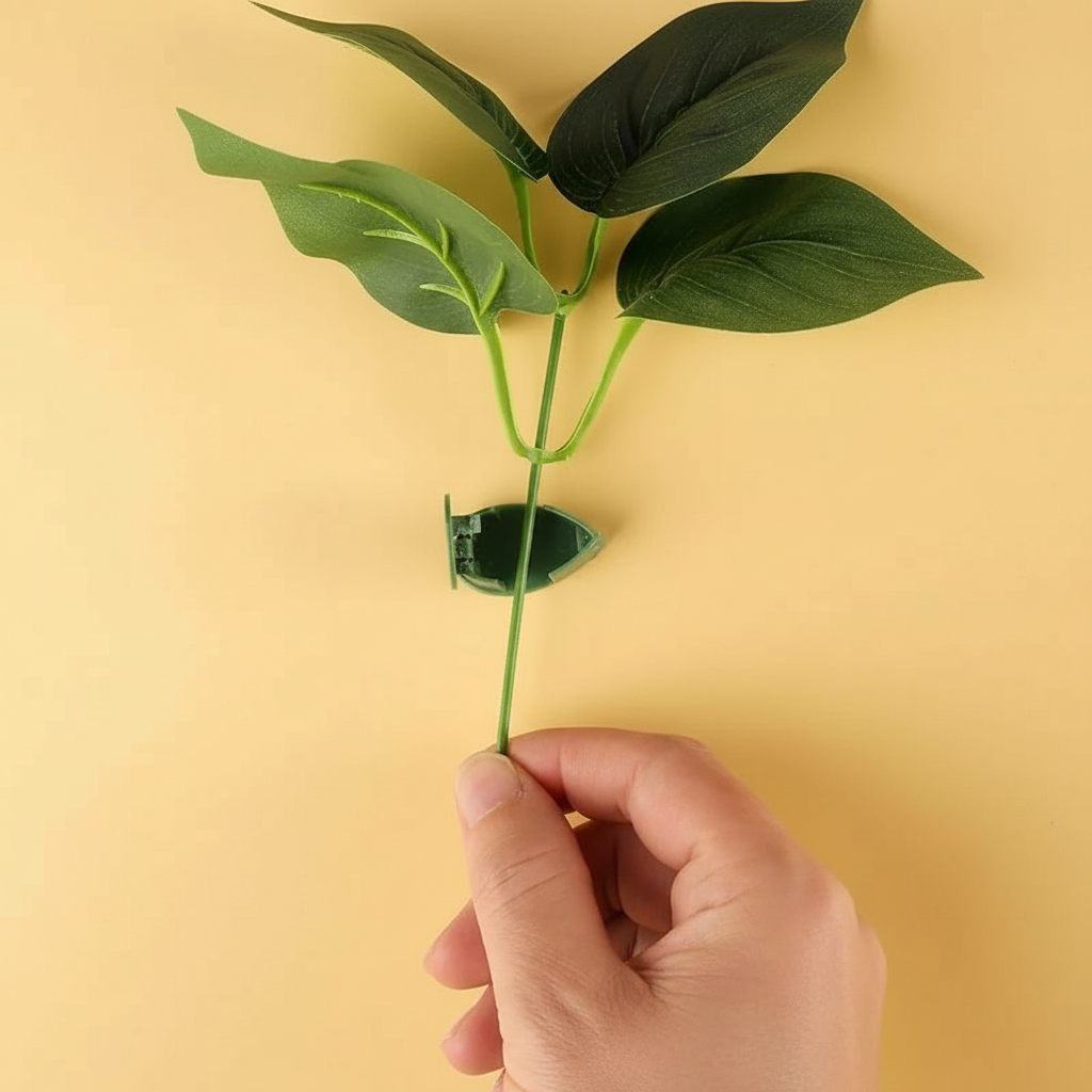 20pcs Plant Climbing Wall Self Adhesive Fixed Buckle Hook Fastener Tied Fixture Vine Buckle Hook Garden Plant Wall Clip