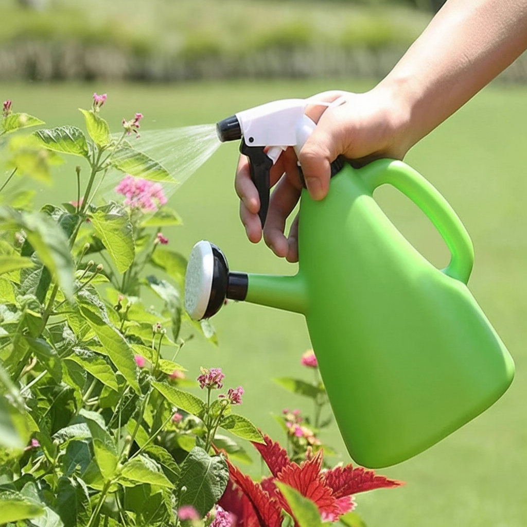 Multifunctional Garden Watering Can With Manual Sprayer For Plants
