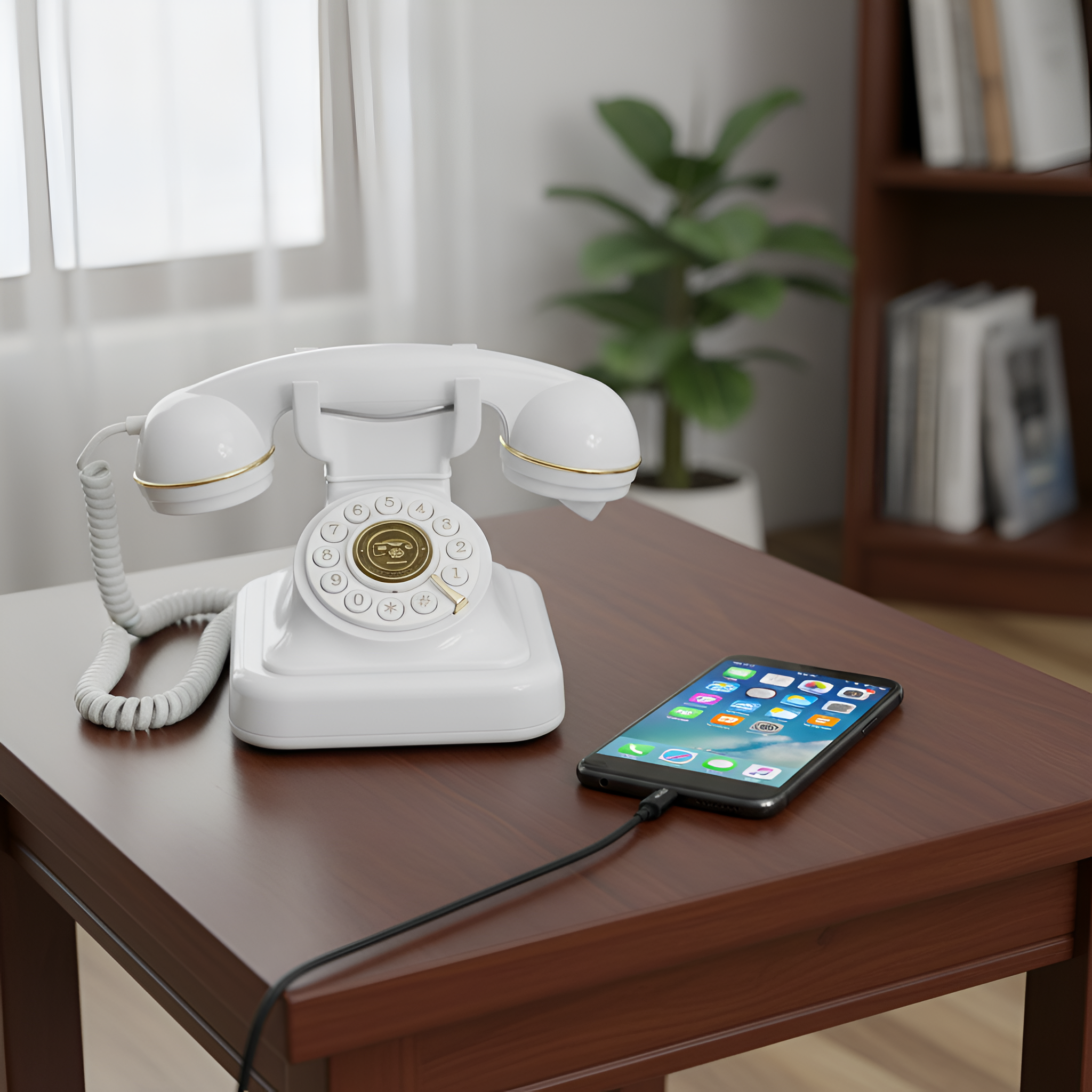 Vintage Style Audio Guest Book Phone With 32GB Memory