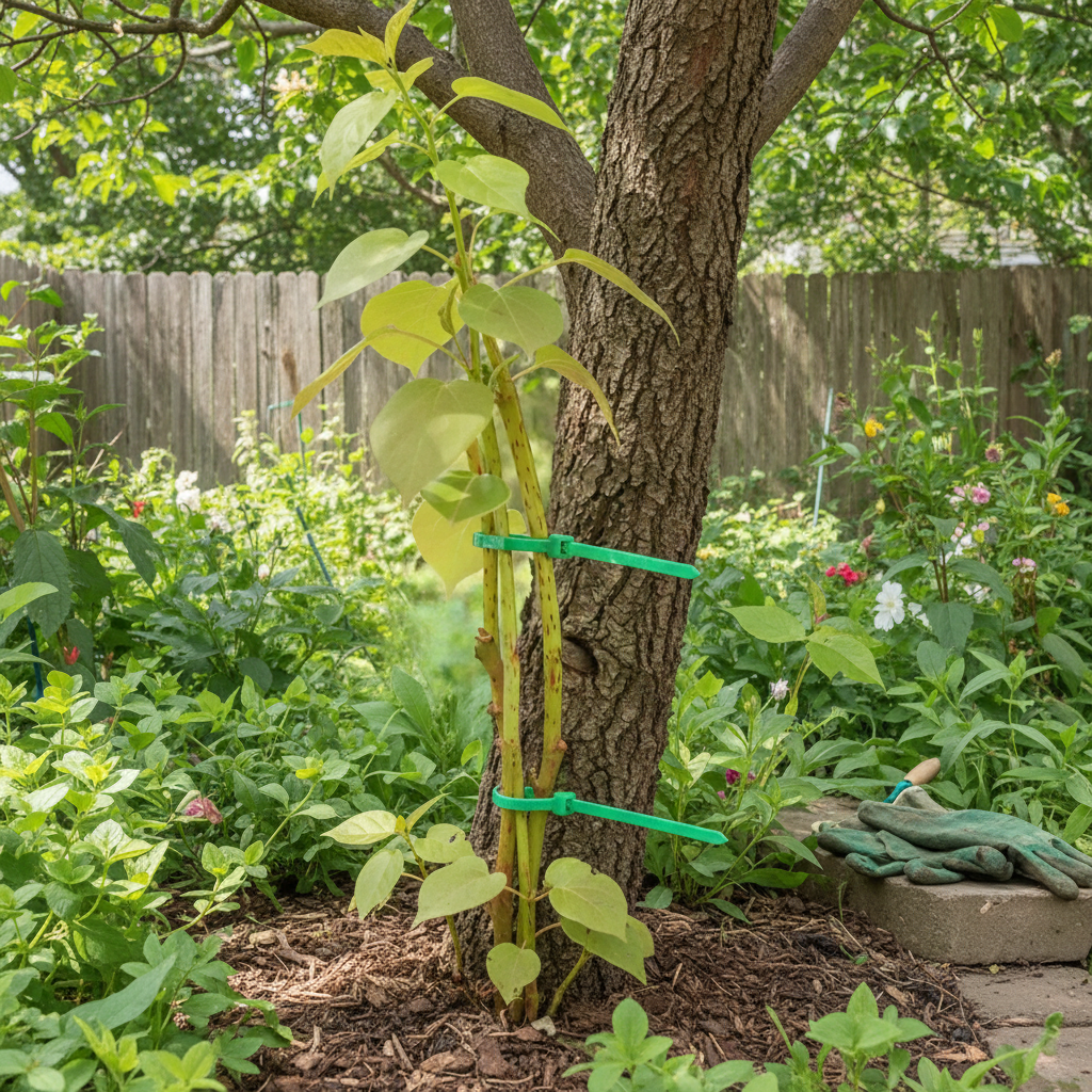 100 Pieces Gardening Cable Zip Ties For Plant Fixing And Support