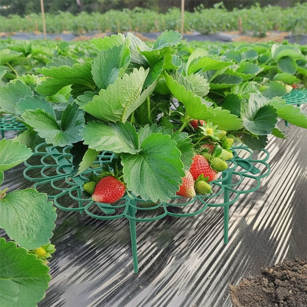 Strawberry Plant Support Racks With 4 Sturdy Keep Berries Clean For Indoor Outdoor Garden Plants