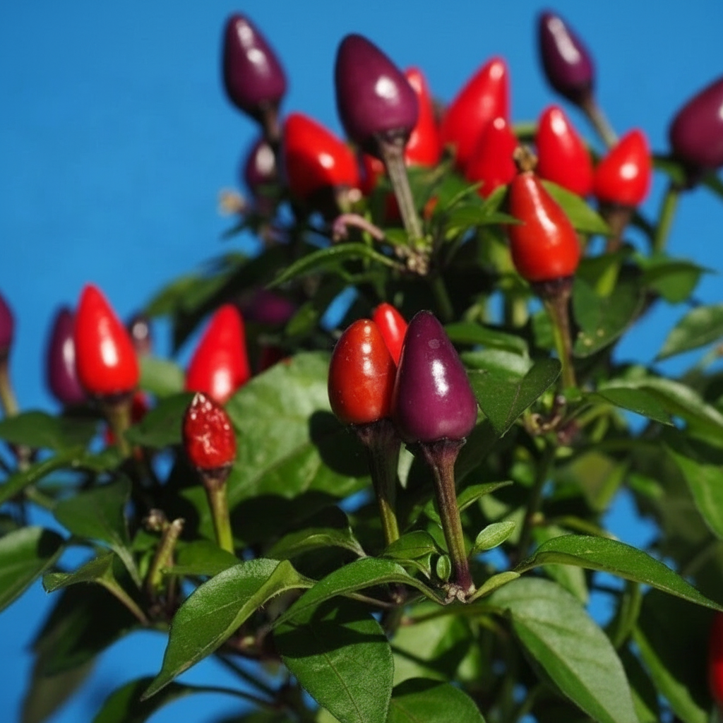 Bolivian Rainbow Hot Chili Pepper 30 Seeds Ornamental Plant