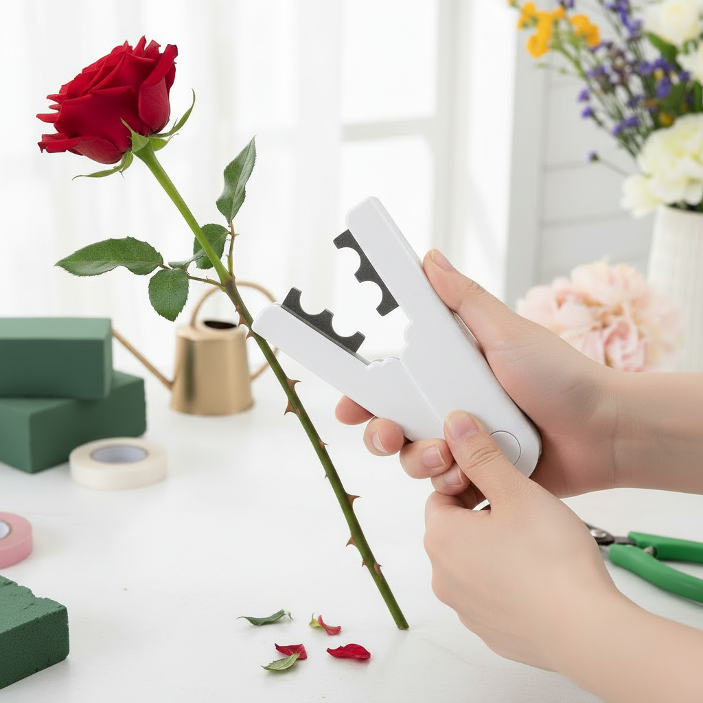 Portable Rose Thorn Stripper And Leaf Remover Gardening Tool For Flower Arranging