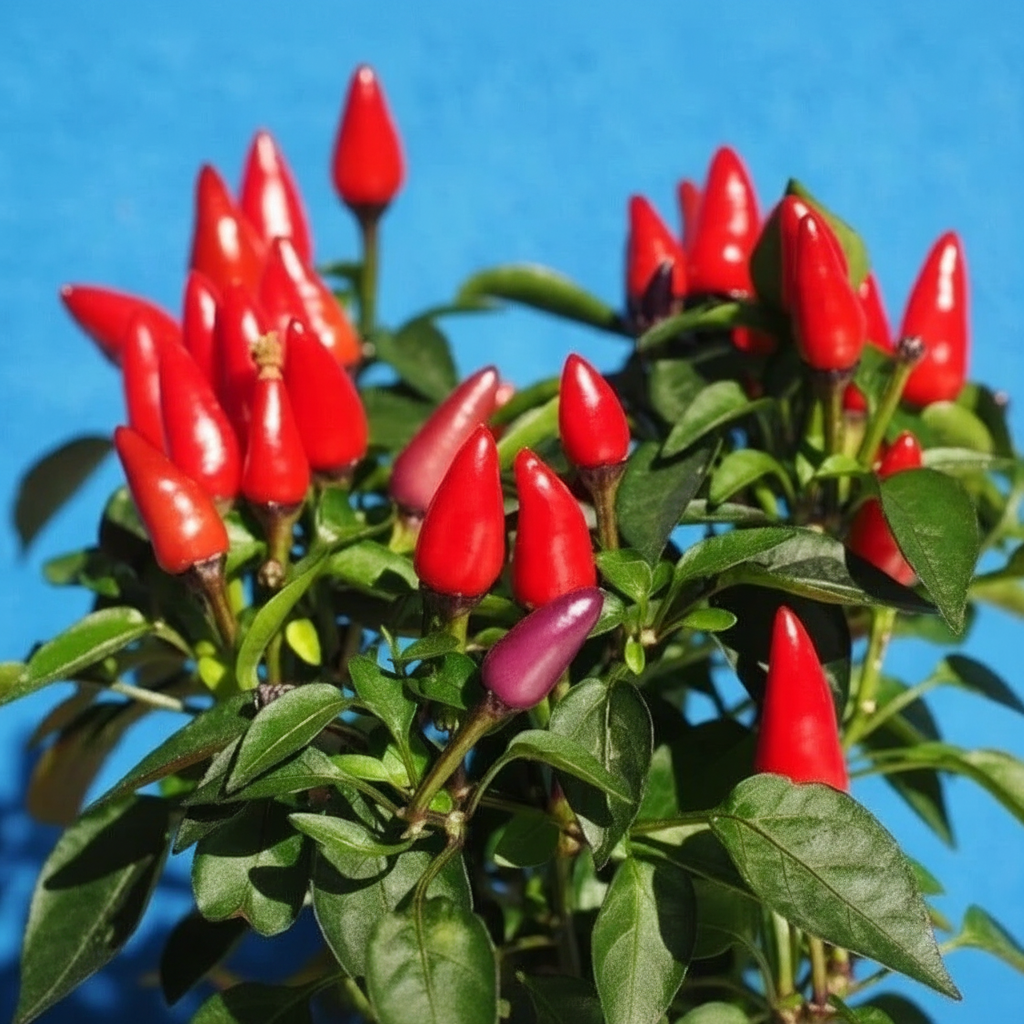 Bolivian Rainbow Hot Chili Pepper 30 Seeds Ornamental Plant