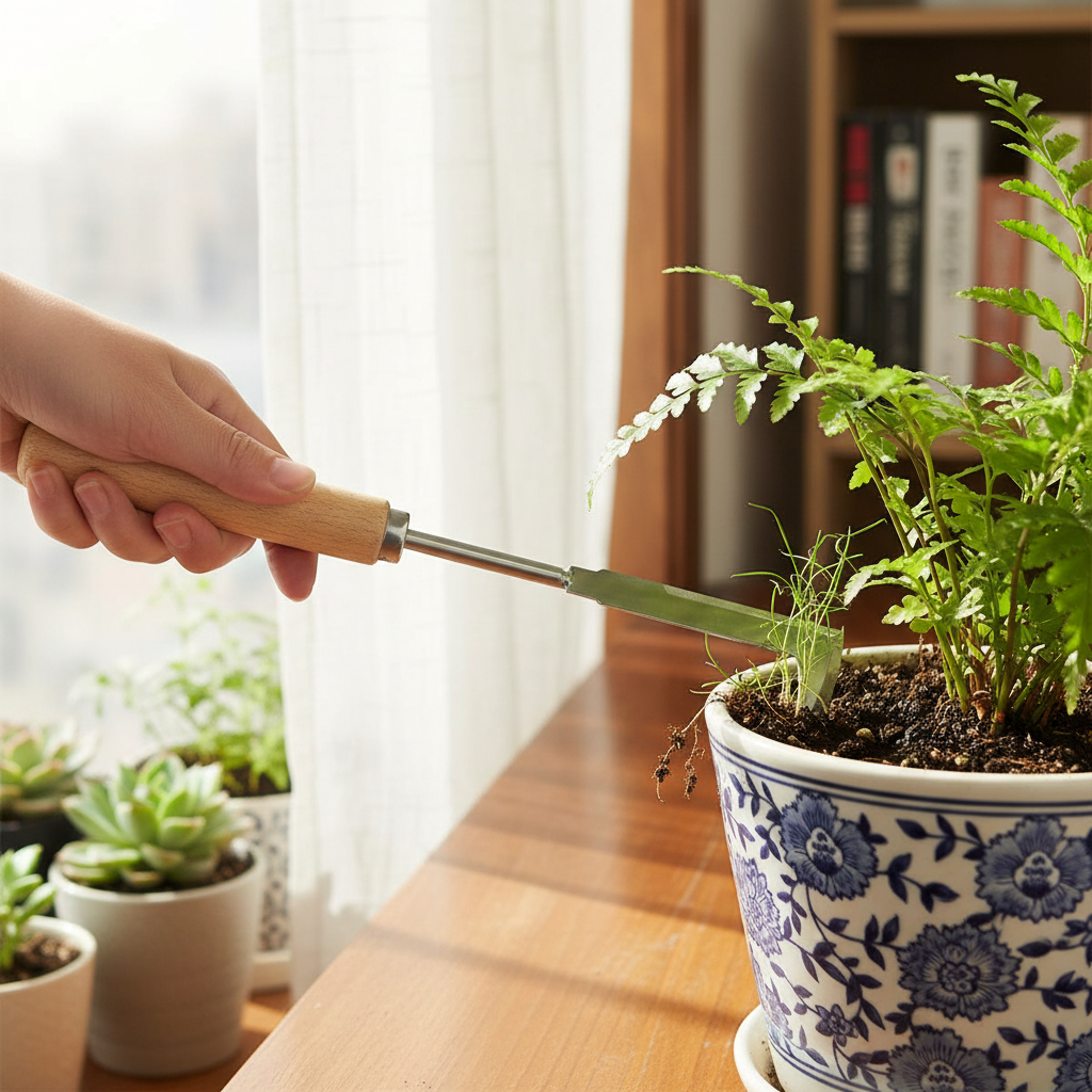 L Shaped Manual Weeding Tool For Agriculture And Bonsai