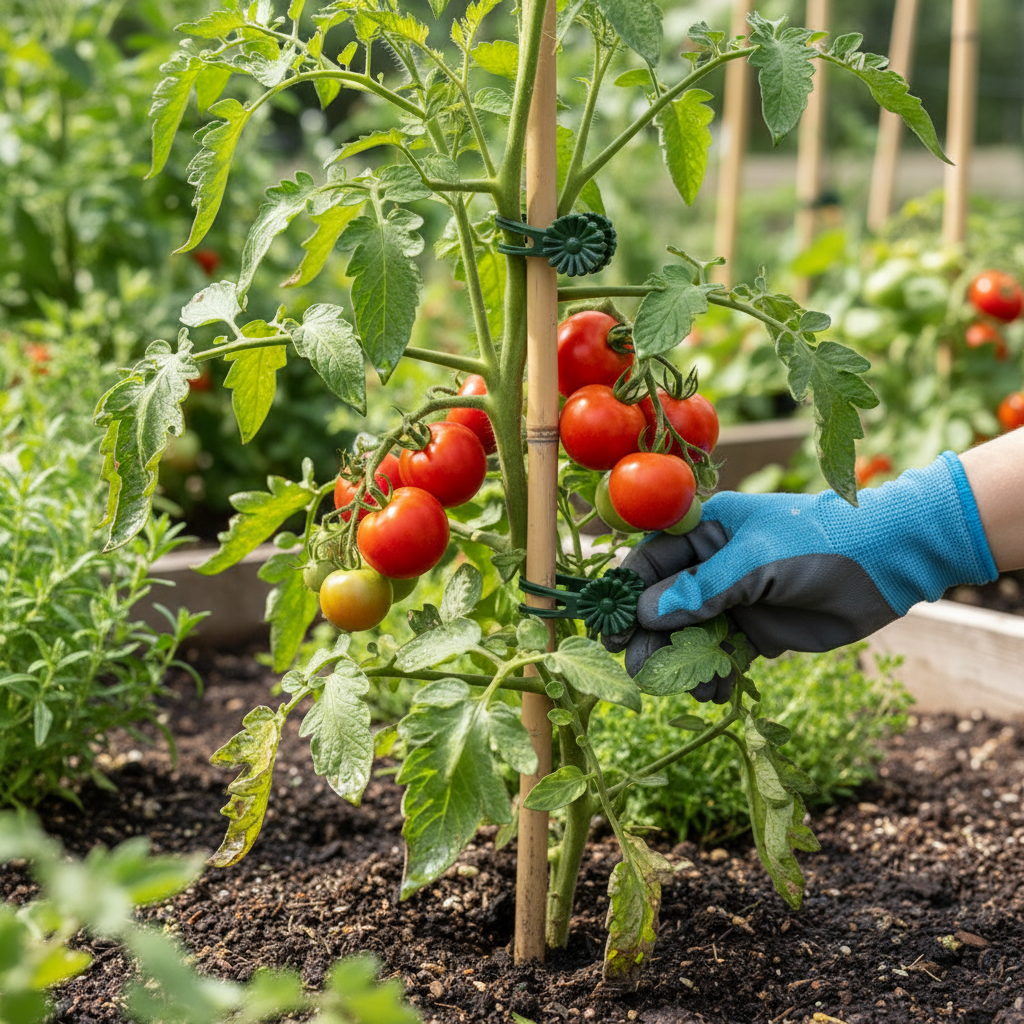 Flower Shape Plant Support Clips