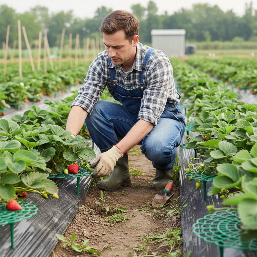 Strawberry Plant Support Racks With 4 Sturdy Keep Berries Clean For Indoor Outdoor Garden Plants