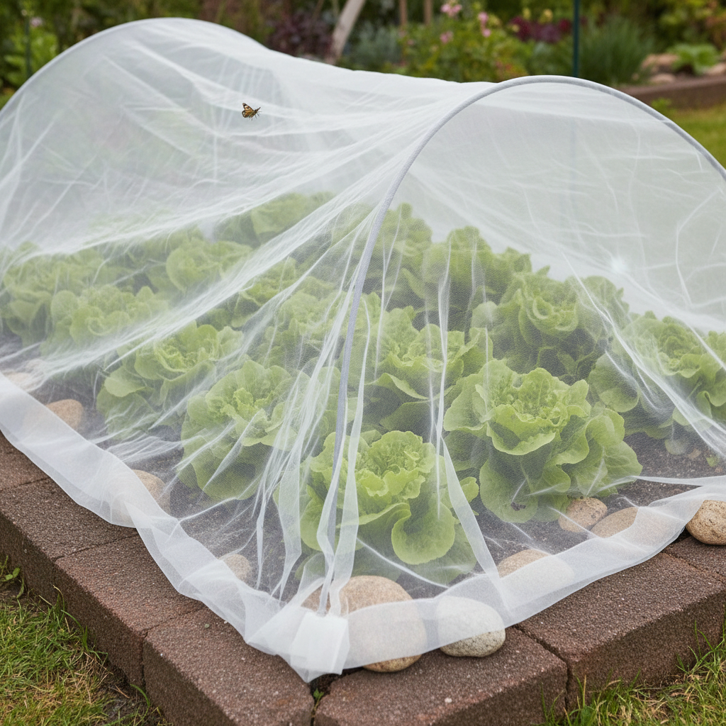 Polyethylene 60 Mesh Transparent Insect Netting For Fruit Covering And Plant