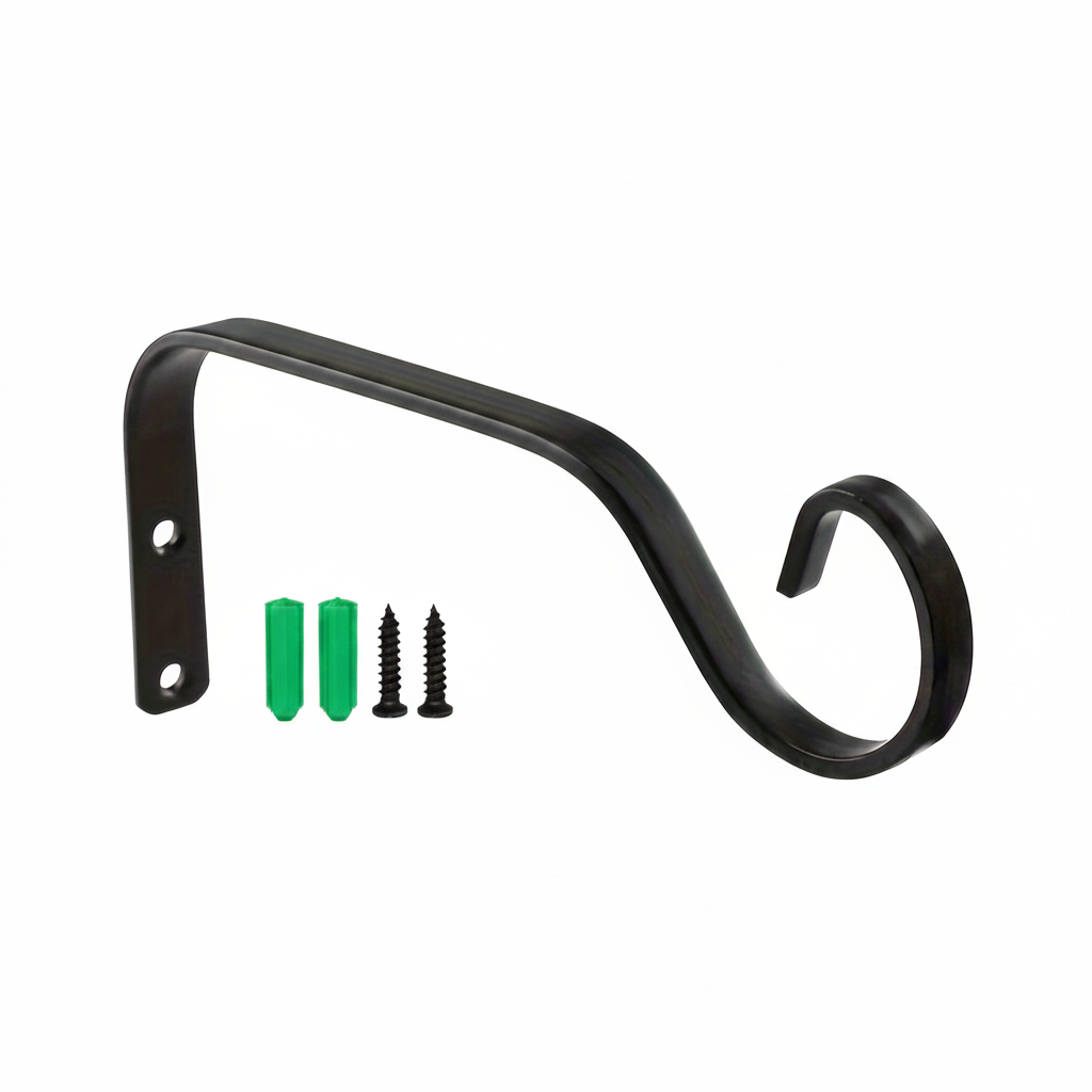 Wall Mount Hook Bracket For Lanterns And Bird Feeders