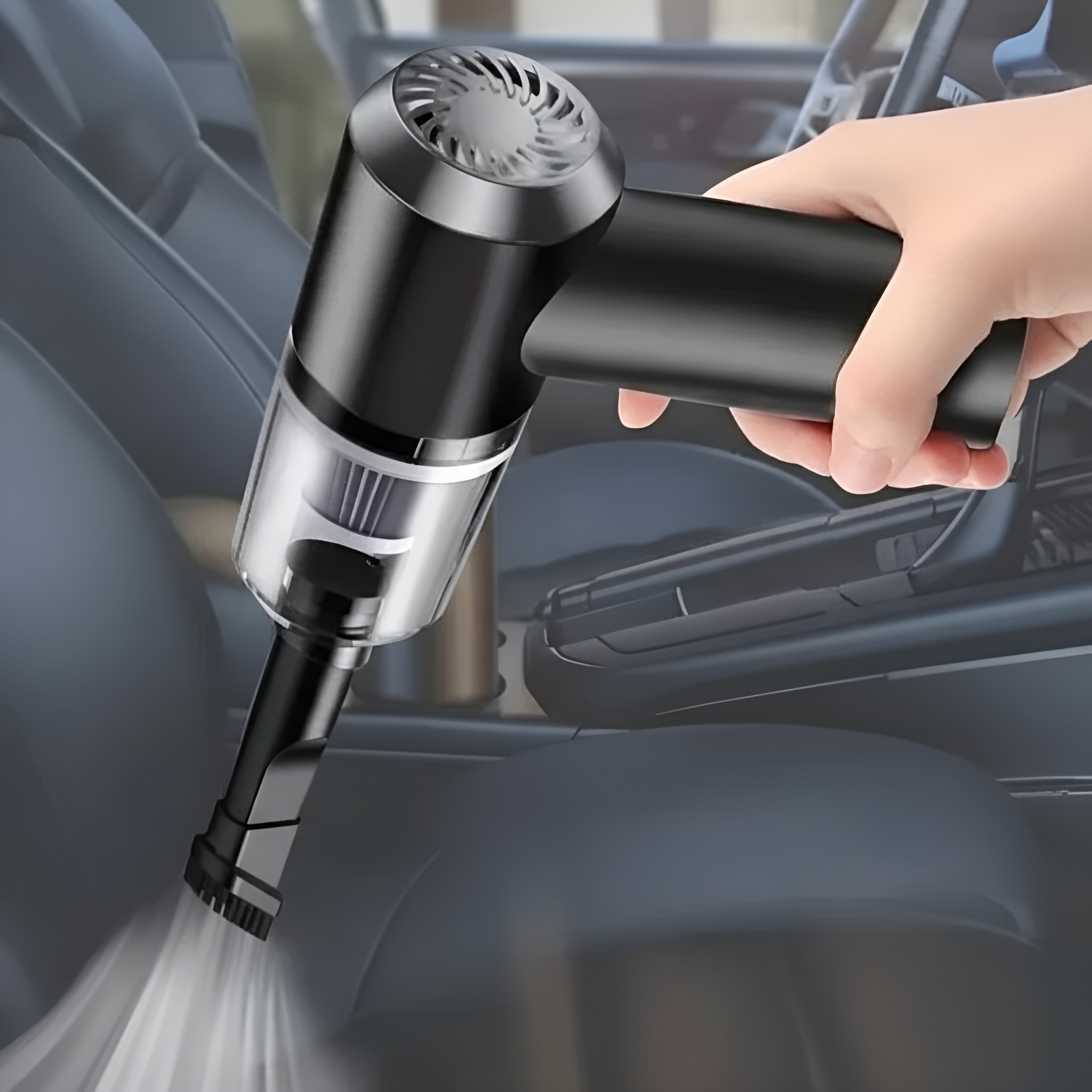 3 In 1 Portable Mini Vacuum Cleaner With LED Light