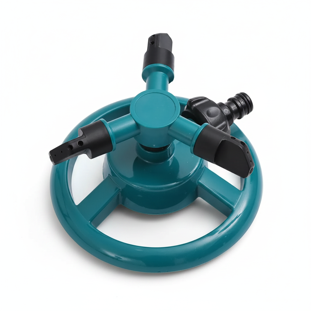 360 Degree Automatic Rotating Sprinkler Nozzle Wide Water Spray 