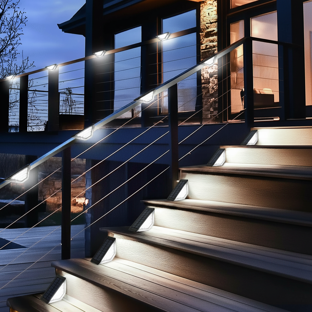 Solar Step Lights With Easy Installation And Weather Resistant Design