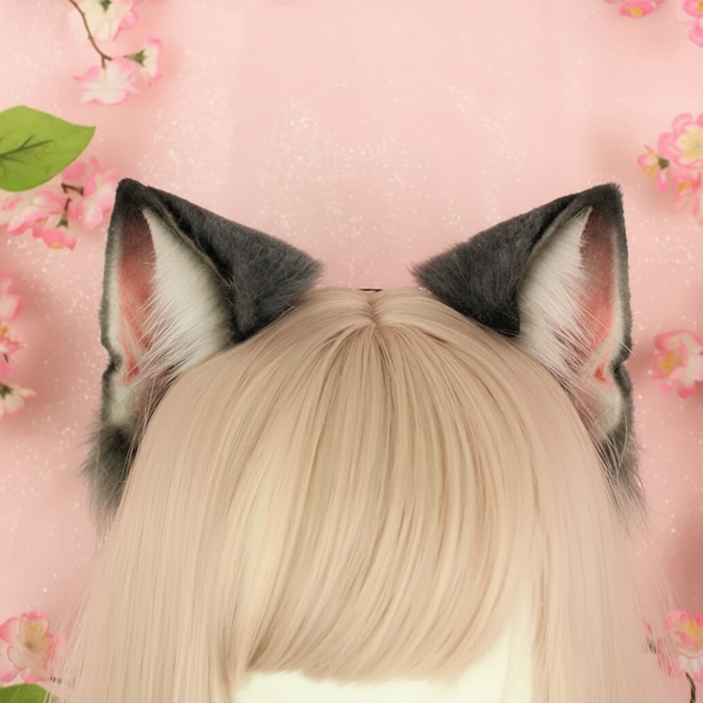 Realistic Cat Ears headband