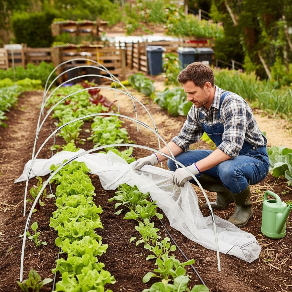 Black Fiberglass Gardening Plant Protector Arch Bracket Set For Flowers Vegetables Flower And Vegetable Support For Gardeners